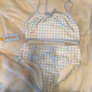 Cat & Jack gingham bikini